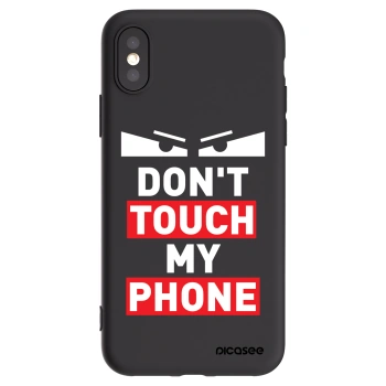 Picasee Μαύρη θήκη σιλικόνης για Apple iPhone X/XS - Shadow Eye - Transparent