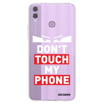 Picasee διαφανής θήκη σιλικόνης Honor 8X - Shadow Eye - Transparent