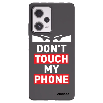 Picasee Μαύρη θήκη σιλικόνης για Xiaomi Redmi Note 12 Pro+ 5G - Shadow Eye - Transparent