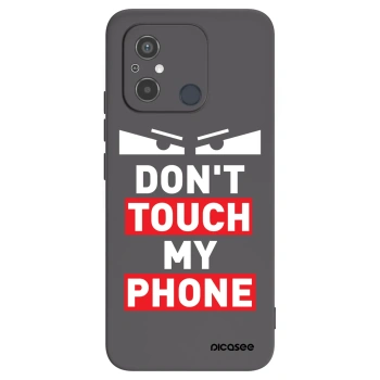 Picasee Μαύρη θήκη σιλικόνης για Xiaomi Redmi 12C - Shadow Eye - Transparent