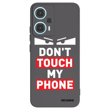 Picasee Μαύρη θήκη σιλικόνης για Xiaomi Poco F5 - Shadow Eye - Transparent