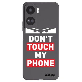 Picasee Μαύρη θήκη σιλικόνης για Honor 90 Lite 5G - Shadow Eye - Transparent