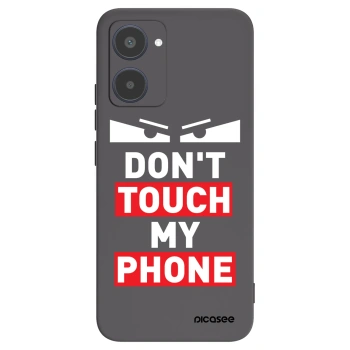 Picasee Μαύρη θήκη σιλικόνης για Realme 10 4G - Shadow Eye - Transparent