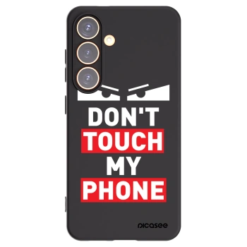 Picasee Μαύρη θήκη σιλικόνης για Samsung Galaxy S24 S921B 5G - Shadow Eye - Transparent