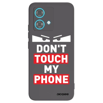 Picasee Μαύρη θήκη σιλικόνης για Motorola Edge 40 Neo - Shadow Eye - Transparent