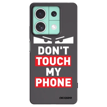 Picasee Μαύρη θήκη σιλικόνης για Xiaomi Redmi Note 13 5G - Shadow Eye - Transparent