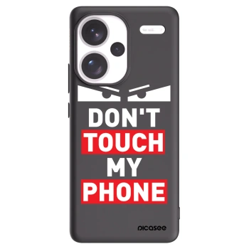 Picasee Μαύρη θήκη σιλικόνης για Xiaomi Redmi Note 13 Pro+ 5G - Shadow Eye - Transparent