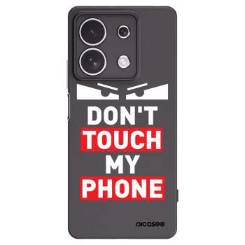 Picasee Μαύρη θήκη σιλικόνης για Xiaomi Redmi Note 13 4G - Shadow Eye - Transparent