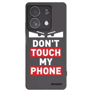 Picasee Μαύρη θήκη σιλικόνης για Xiaomi Redmi Note 13 Pro 4G - Shadow Eye - Transparent