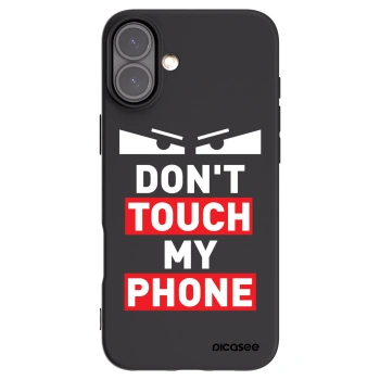 Picasee Μαύρη θήκη σιλικόνης για Apple iPhone 16 Plus - Shadow Eye - Transparent