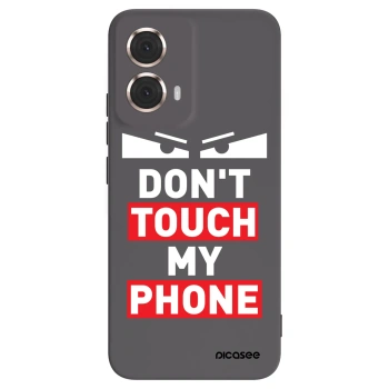 Picasee Μαύρη θήκη σιλικόνης για Motorola Moto G85 - Shadow Eye - Transparent