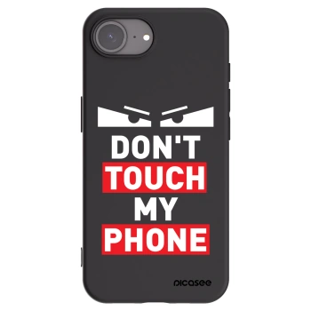 Picasee Μαύρη θήκη σιλικόνης για Apple iPhone 16e - Shadow Eye - Transparent