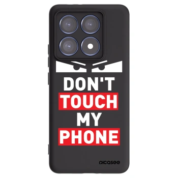 Picasee Μαύρη θήκη σιλικόνης για Xiaomi 14T Pro - Shadow Eye - Transparent