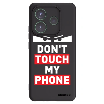 Picasee Μαύρη θήκη σιλικόνης για Xiaomi Redmi Note 14 5G - Shadow Eye - Transparent