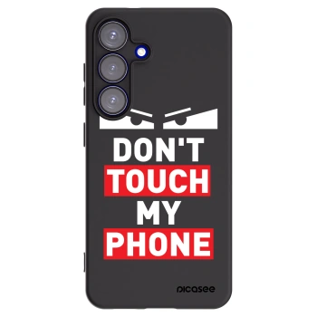 Picasee Μαύρη θήκη σιλικόνης για Samsung Galaxy S25 5G - Shadow Eye - Transparent