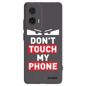 Picasee Μαύρη θήκη σιλικόνης για Motorola Moto G35 5G - Shadow Eye - Transparent