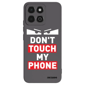 Picasee Μαύρη θήκη σιλικόνης για Honor 200 Smart 5G - Shadow Eye - Transparent