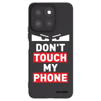 Picasee Μαύρη θήκη σιλικόνης για Honor X8c - Shadow Eye - Transparent