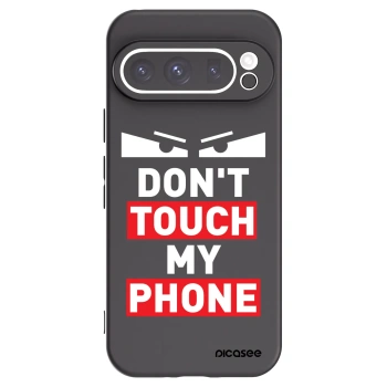 Picasee Μαύρη θήκη σιλικόνης για Google Pixel 9 Pro - Shadow Eye - Transparent