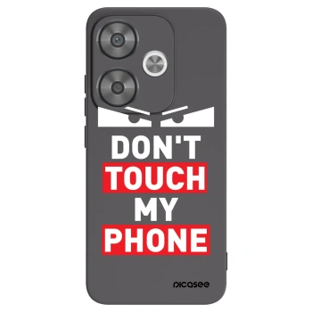 Picasee Μαύρη θήκη σιλικόνης για Xiaomi Poco F6 - Shadow Eye - Transparent