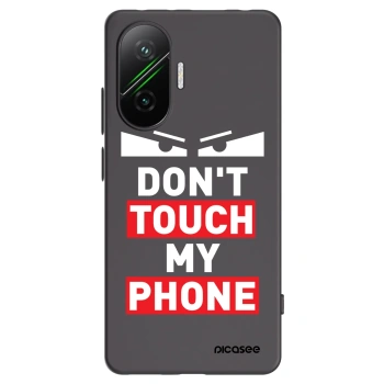 Picasee Μαύρη θήκη σιλικόνης για Xiaomi Poco F7 Pro 5G - Shadow Eye - Transparent