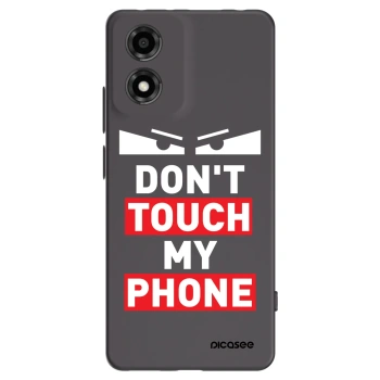 Picasee Μαύρη θήκη σιλικόνης για Motorola Moto E14 - Shadow Eye - Transparent