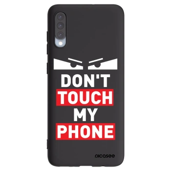 Picasee Μαύρη θήκη σιλικόνης για Samsung Galaxy A70 A705F - Shadow Eye - Transparent