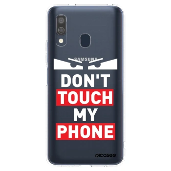 Picasee διαφανής θήκη σιλικόνης Samsung Galaxy A40 A405F - Shadow Eye - Transparent