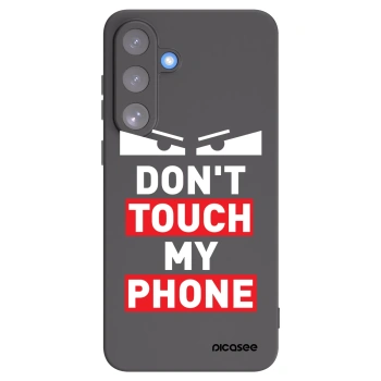 Picasee Μαύρη θήκη σιλικόνης για Samsung Galaxy S25 FE 5G - Shadow Eye - Transparent