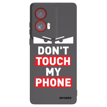 Picasee Μαύρη θήκη σιλικόνης για Motorola Edge 50 Fusion - Shadow Eye - Transparent