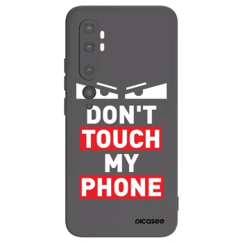 Picasee Μαύρη θήκη σιλικόνης για Xiaomi Mi Note 10 (Pro) - Shadow Eye - Transparent