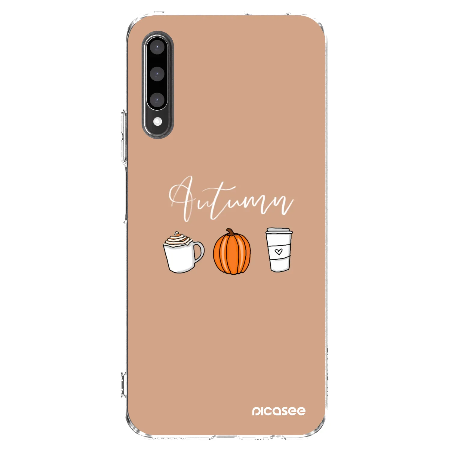 Picasee διαφανής θήκη σιλικόνης Honor 9X Pro - Autumn