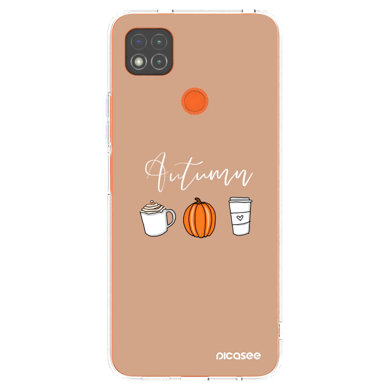 Picasee διαφανής θήκη σιλικόνης Xiaomi Redmi 9C - Autumn