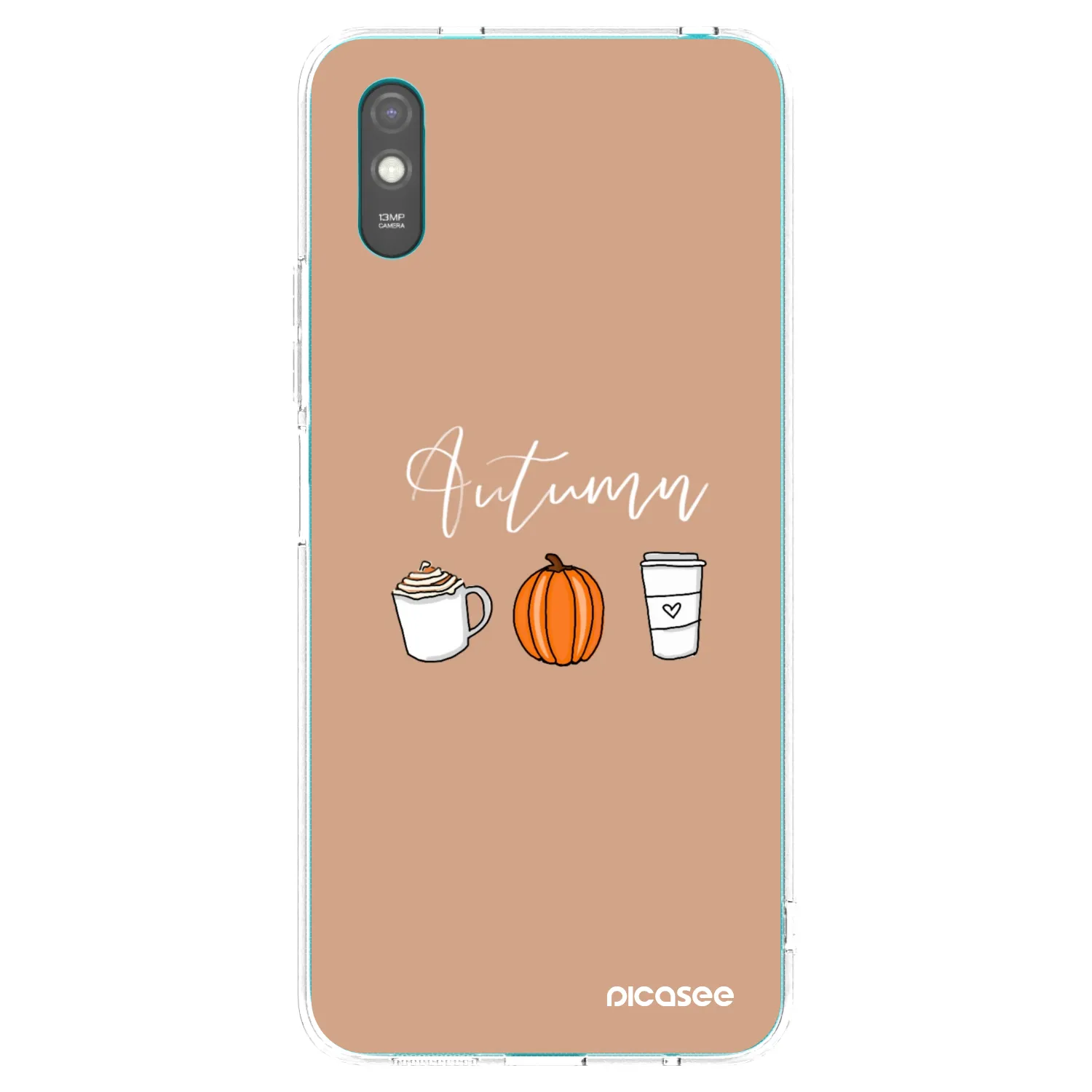 Picasee διαφανής θήκη σιλικόνης Xiaomi Redmi 9A - Autumn