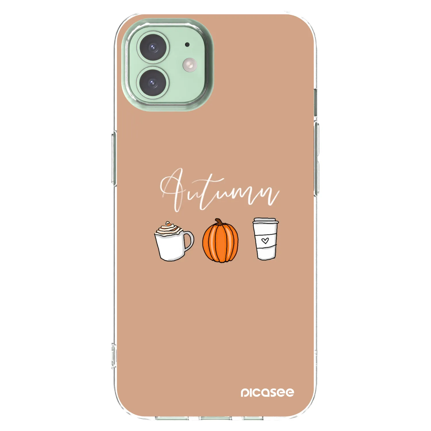 Picasee διαφανής θήκη σιλικόνης Apple iPhone 12 - Autumn