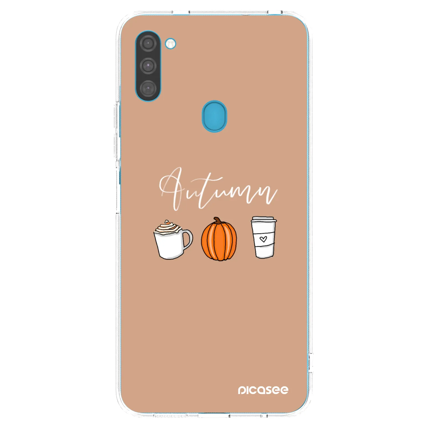 Picasee διαφανής θήκη σιλικόνης Samsung Galaxy M11 - Autumn