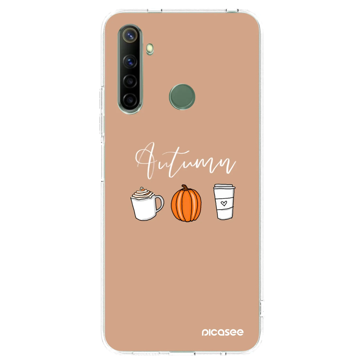 Picasee διαφανής θήκη σιλικόνης Realme 6i - Autumn