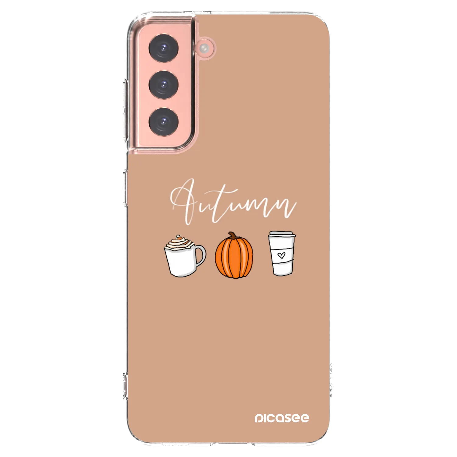 Picasee διαφανής θήκη σιλικόνης Samsung Galaxy S21 5G G991B - Autumn