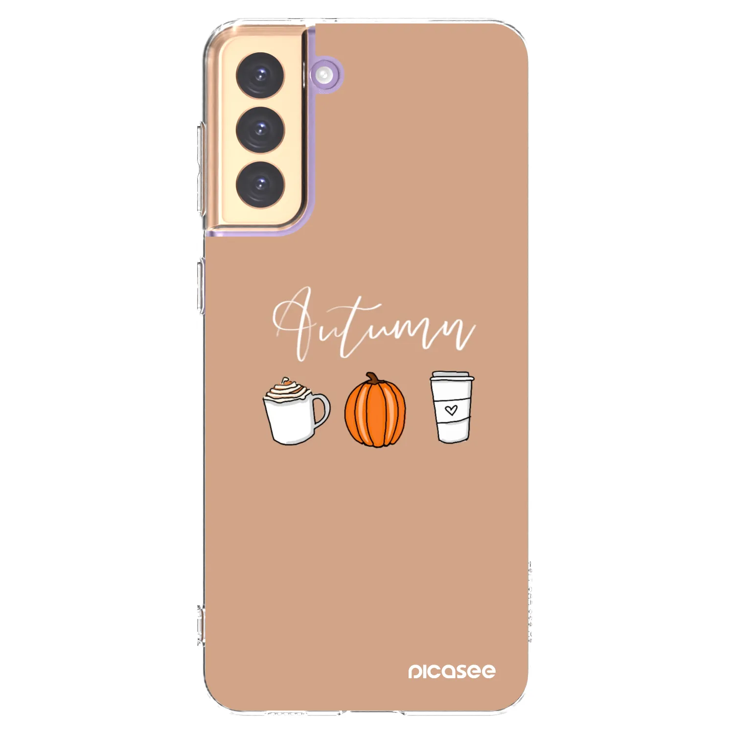 Picasee διαφανής θήκη σιλικόνης Samsung Galaxy S21+ 5G G996F - Autumn