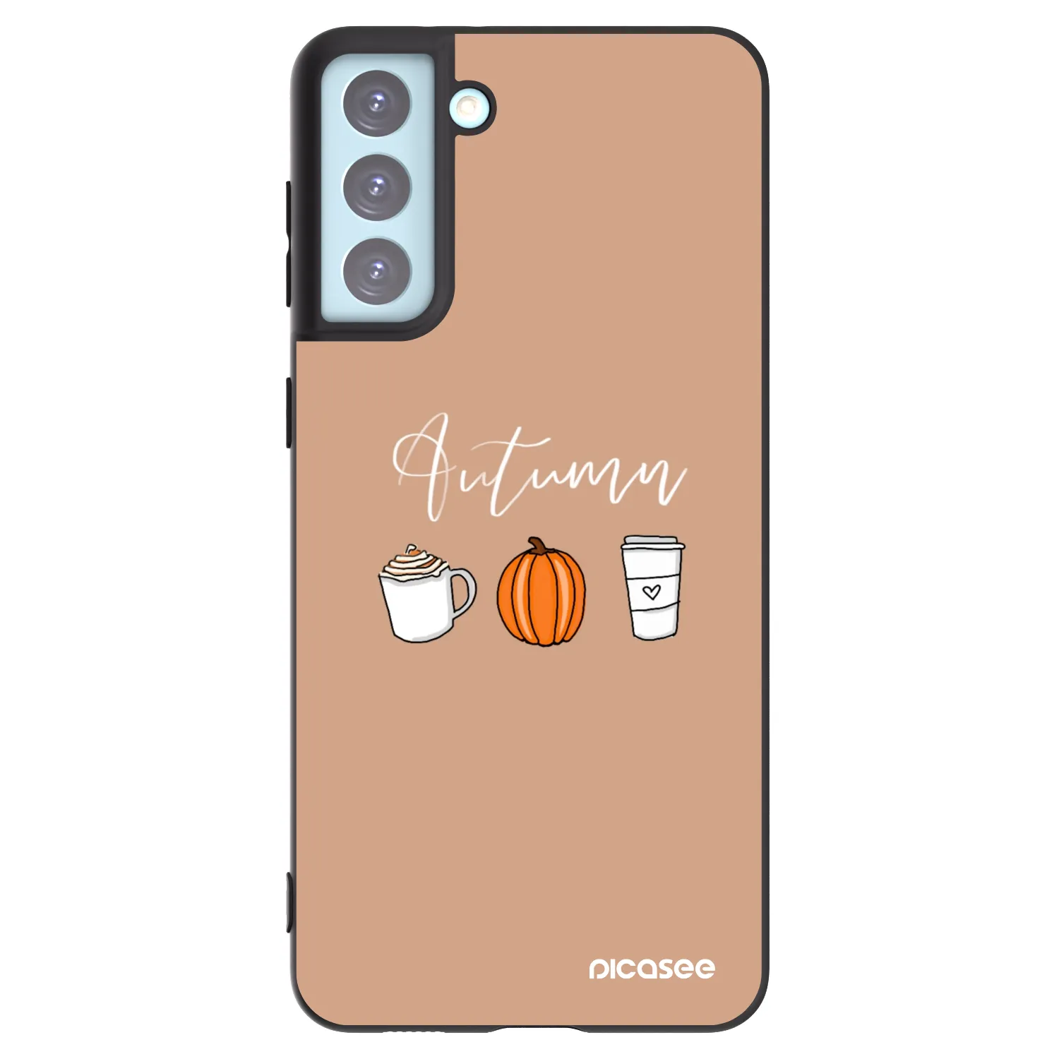 Picasee Μαύρη θήκη σιλικόνης για Samsung Galaxy S21+ 5G G996F - Autumn