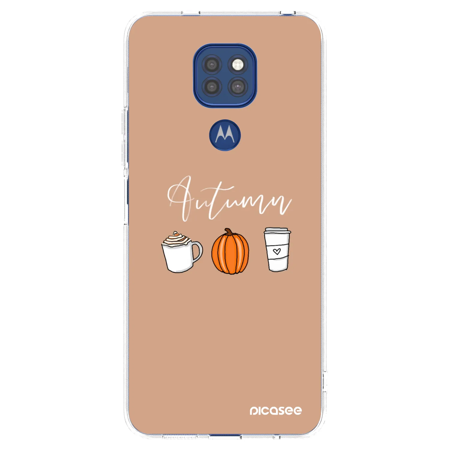 Picasee διαφανής θήκη σιλικόνης Motorola Moto G9 Play - Autumn