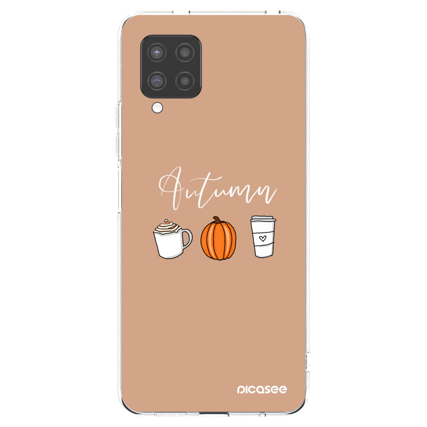 Picasee διαφανής θήκη σιλικόνης Samsung Galaxy A42 A426B - Autumn