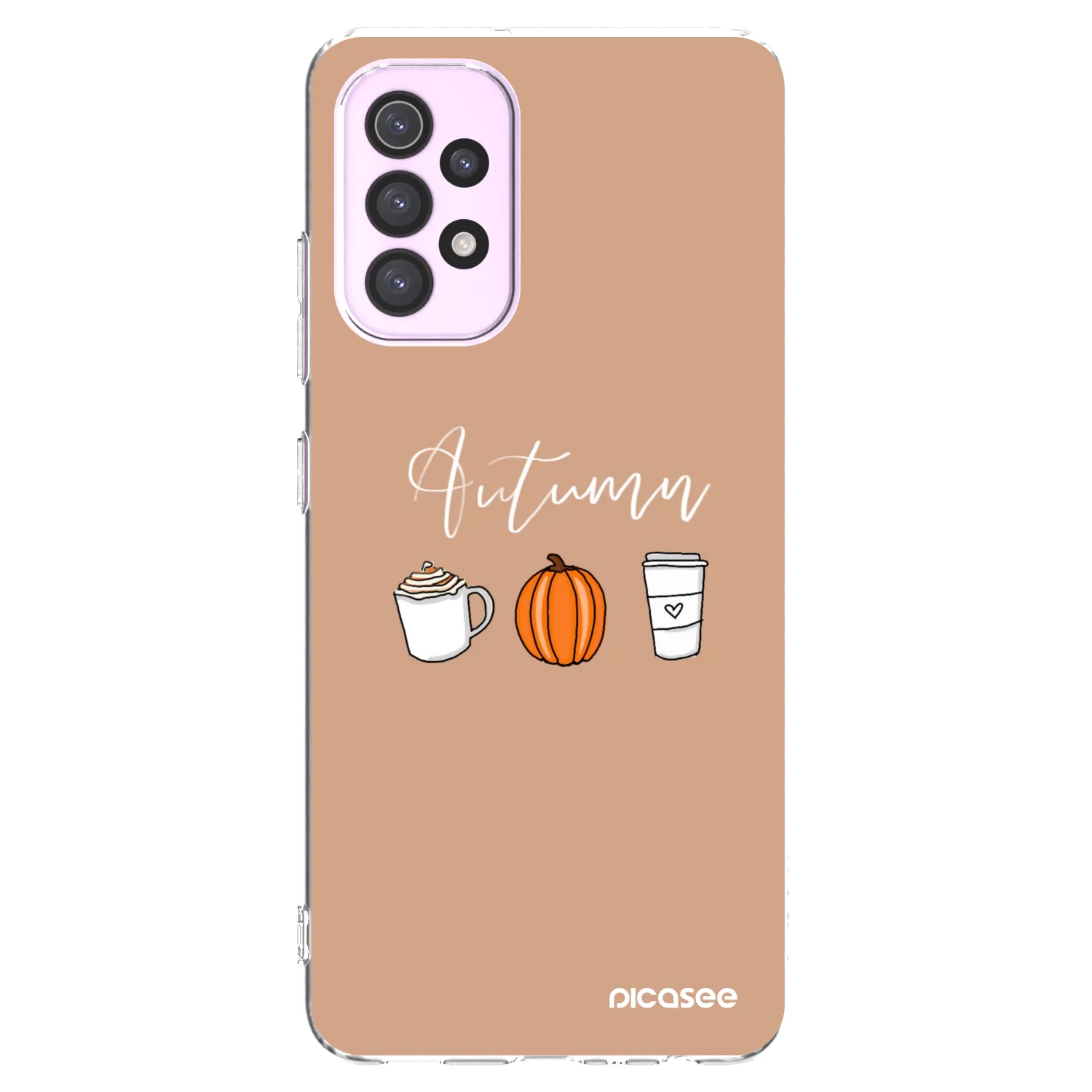 Picasee διαφανής θήκη σιλικόνης Samsung Galaxy A32 5G A326B - Autumn