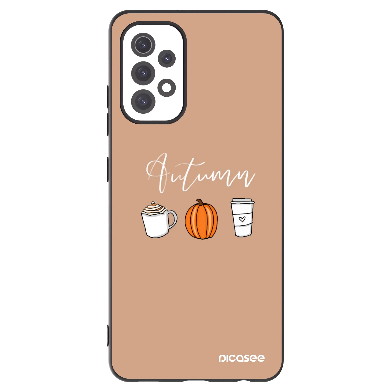 Picasee Μαύρη θήκη σιλικόνης για Samsung Galaxy A32 5G A326B - Autumn