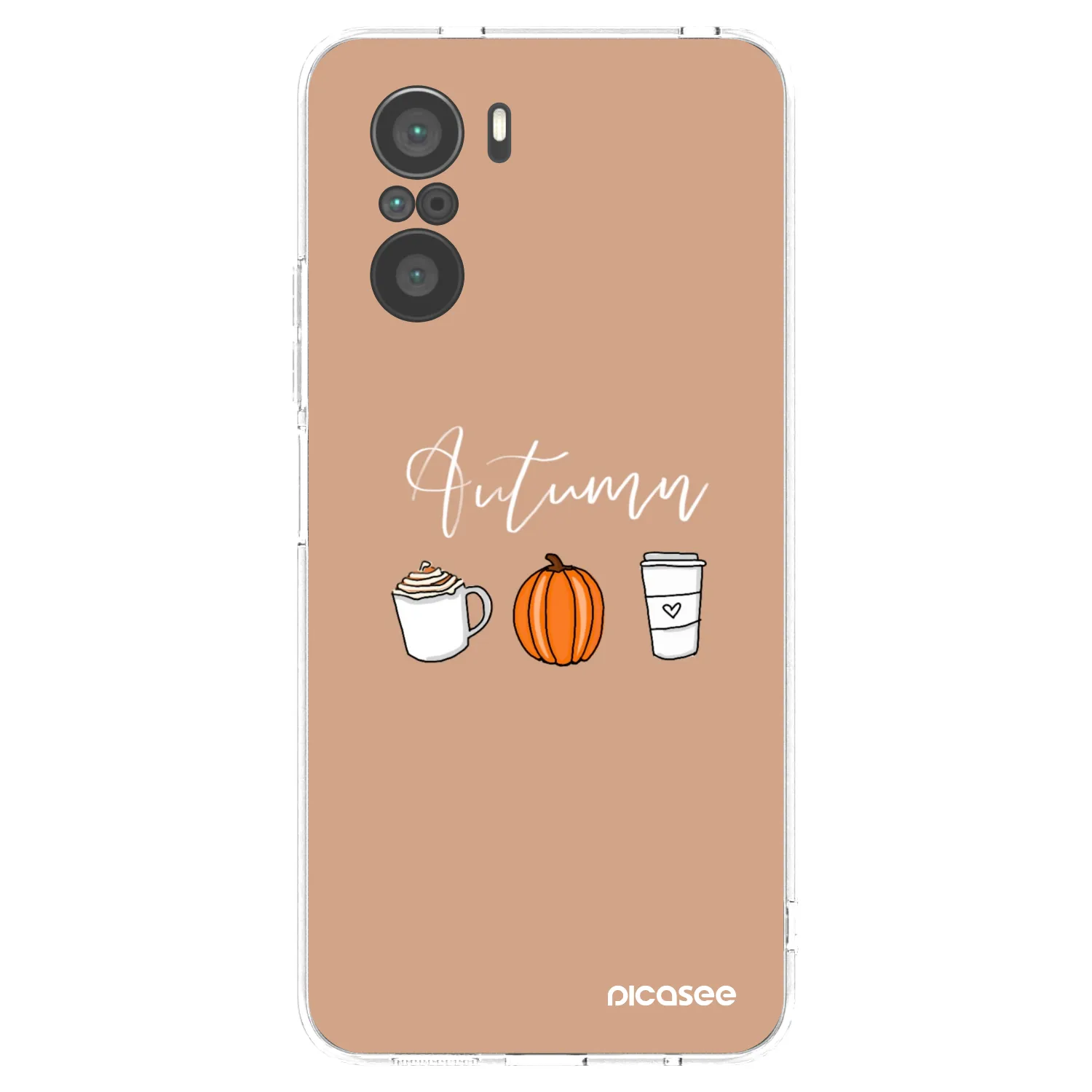 Picasee διαφανής θήκη σιλικόνης Xiaomi Poco F3 - Autumn