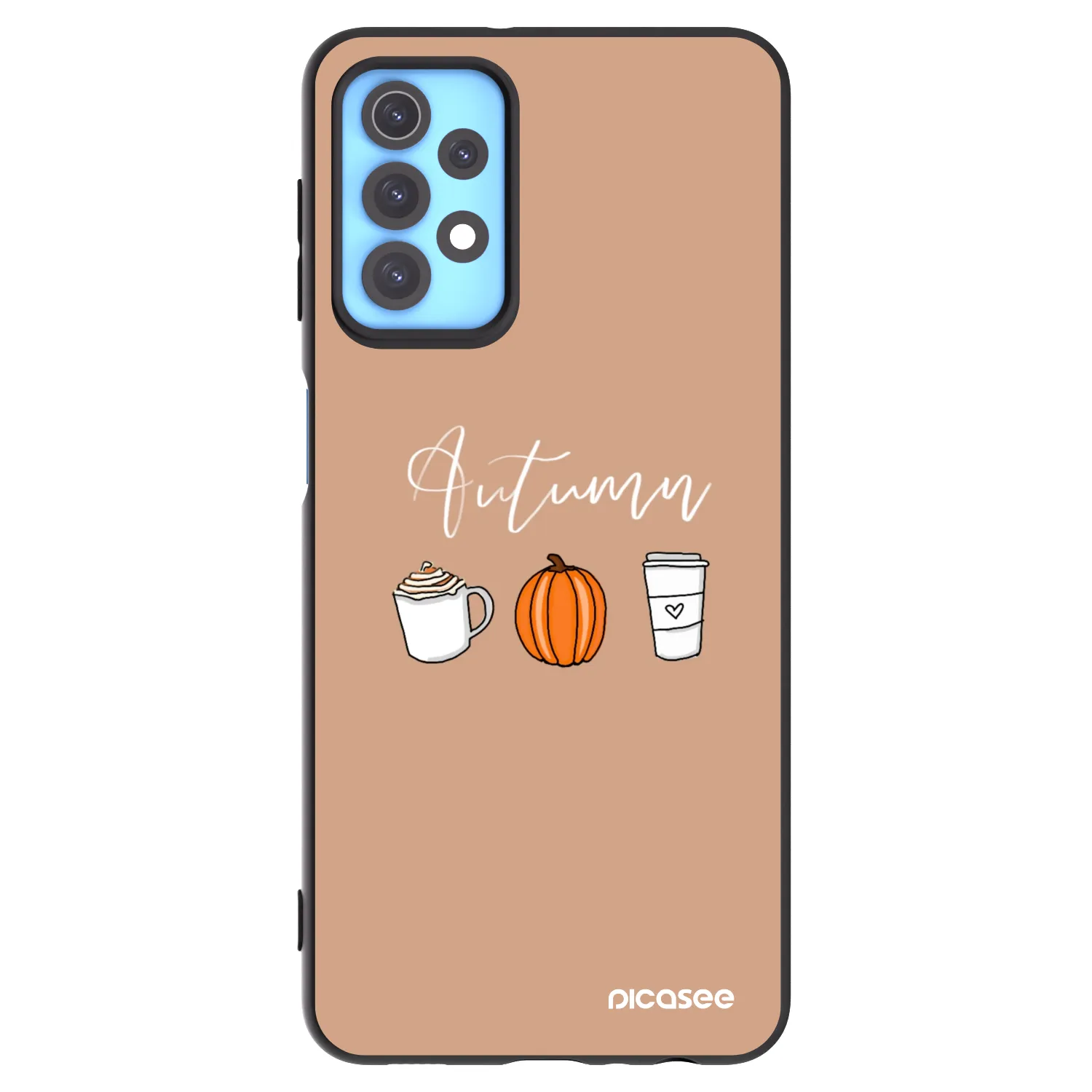 Picasee Μαύρη θήκη σιλικόνης για Samsung Galaxy A32 4G SM-A325F - Autumn