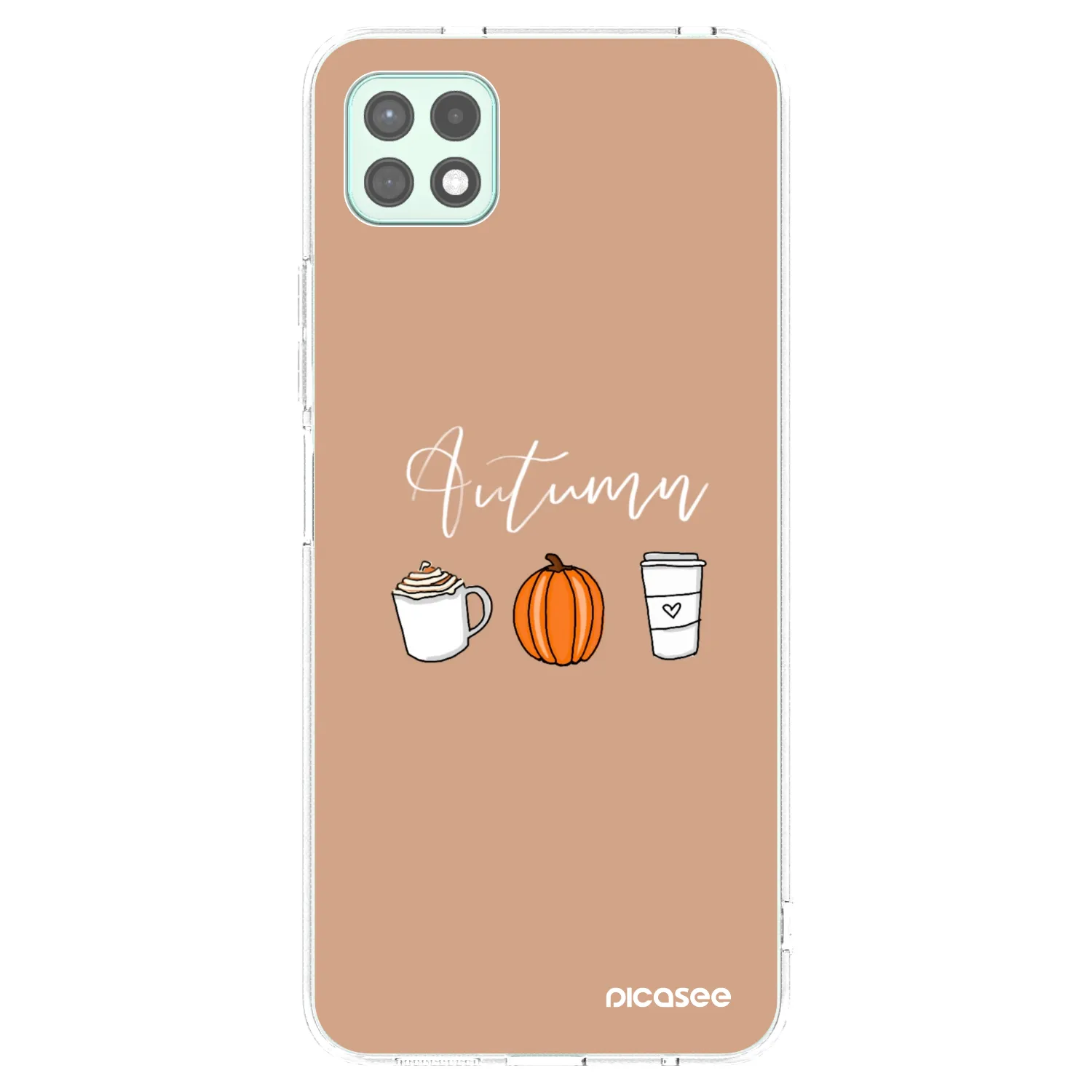 Picasee διαφανής θήκη σιλικόνης Samsung Galaxy A22 A226B 5G - Autumn