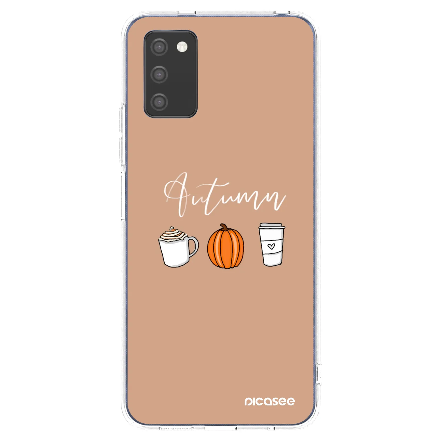 Picasee διαφανής θήκη σιλικόνης Samsung Galaxy A02s A025G - Autumn