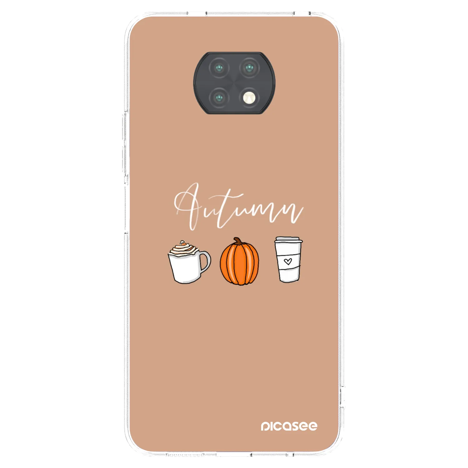Picasee διαφανής θήκη σιλικόνης Xiaomi Redmi Note 9T - Autumn