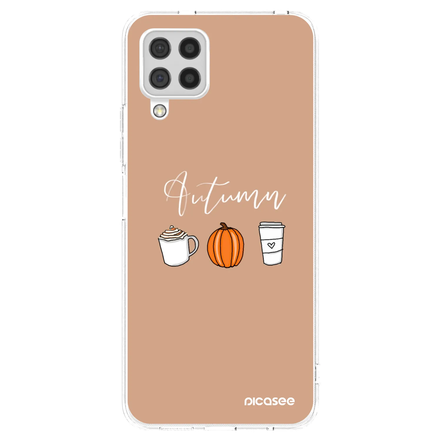 Picasee διαφανής θήκη σιλικόνης Samsung Galaxy A22 A225F 4G - Autumn